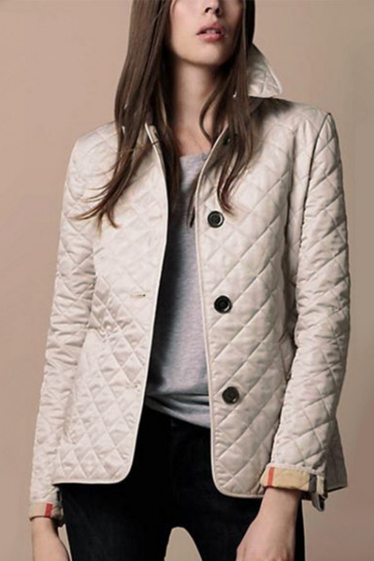 Sienna | Lightweight Women’s Winter Puffer Jacket with Classic Buttons