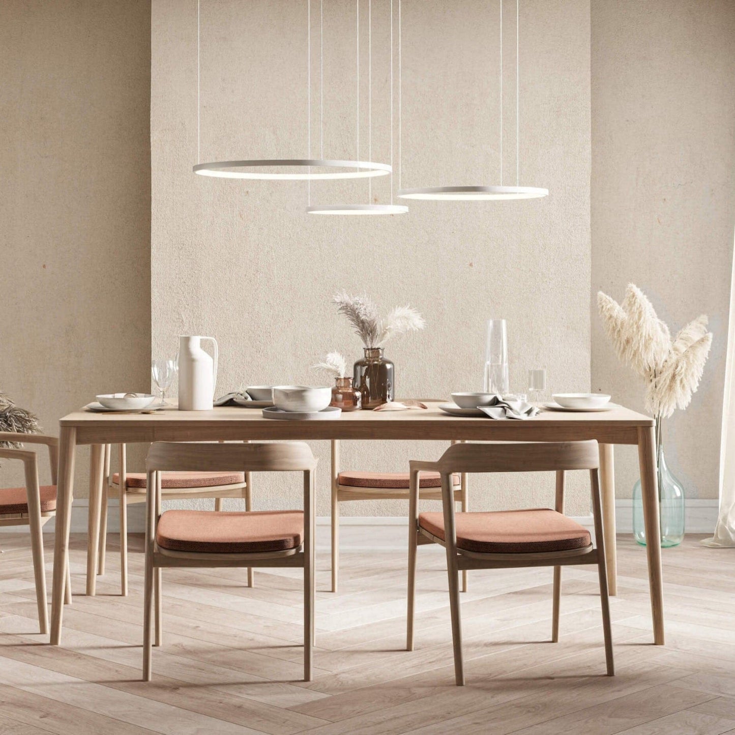 Bright Round LED Ceiling Lamp Adjustable Metal