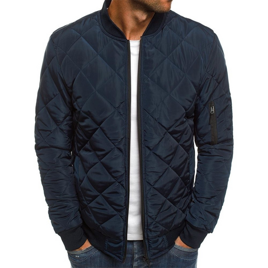 Warm Padded Mens Bomber Jacket - BritishElegance