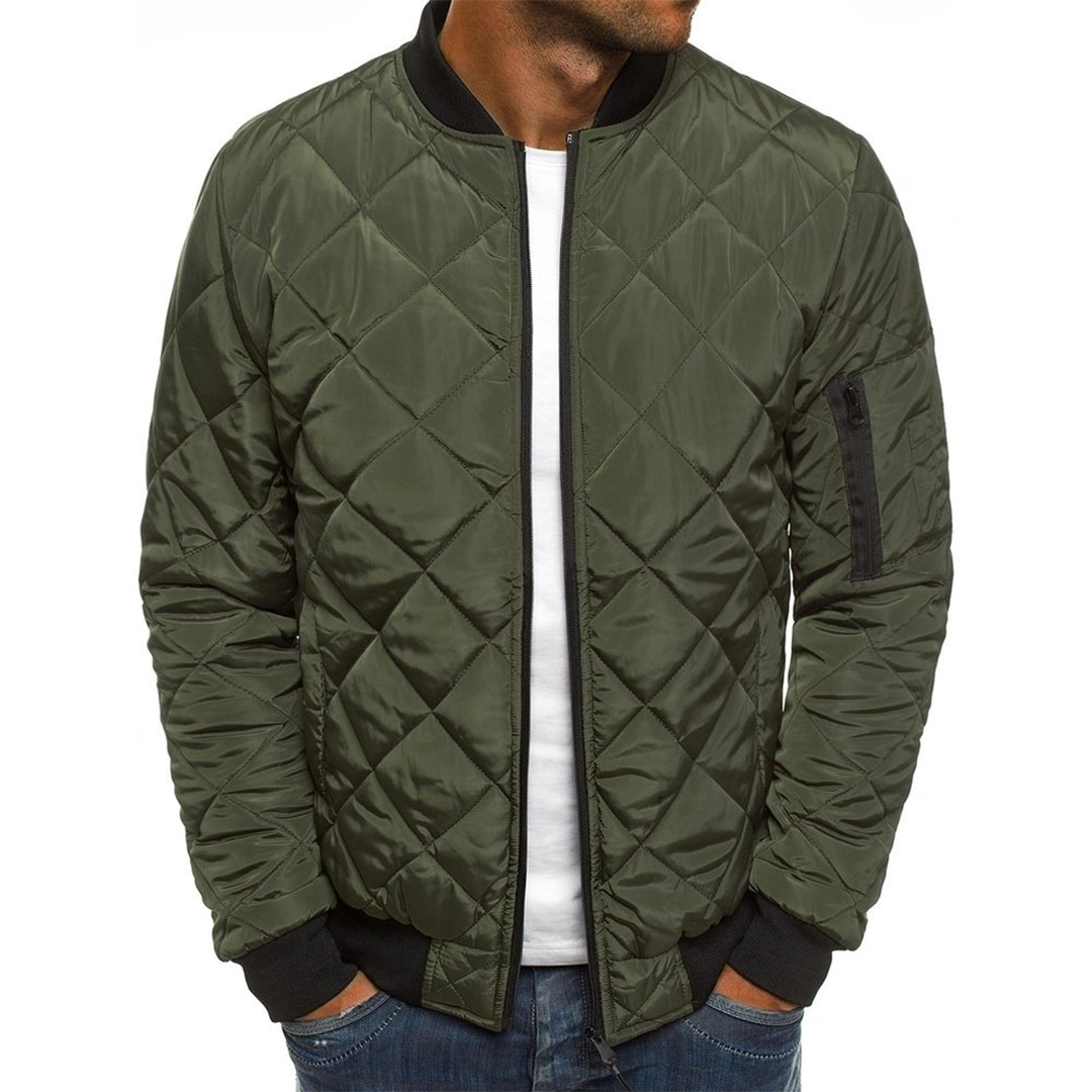 Warm Padded Mens Bomber Jacket