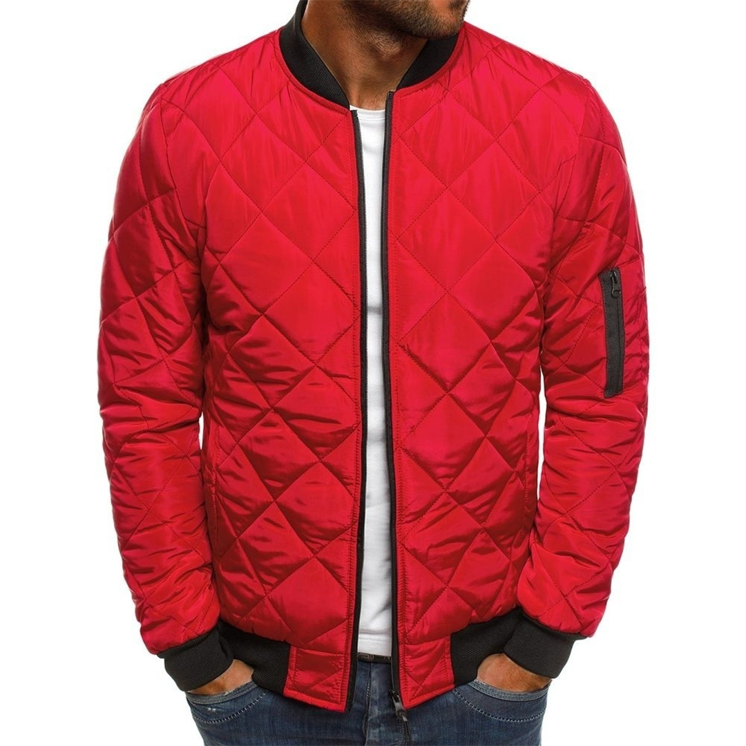 Warm Padded Mens Bomber Jacket