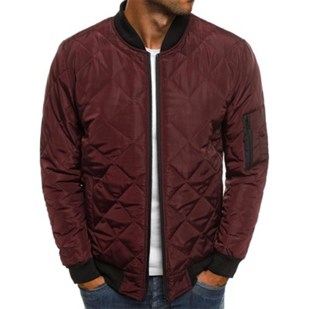 Warm Padded Mens Bomber Jacket
