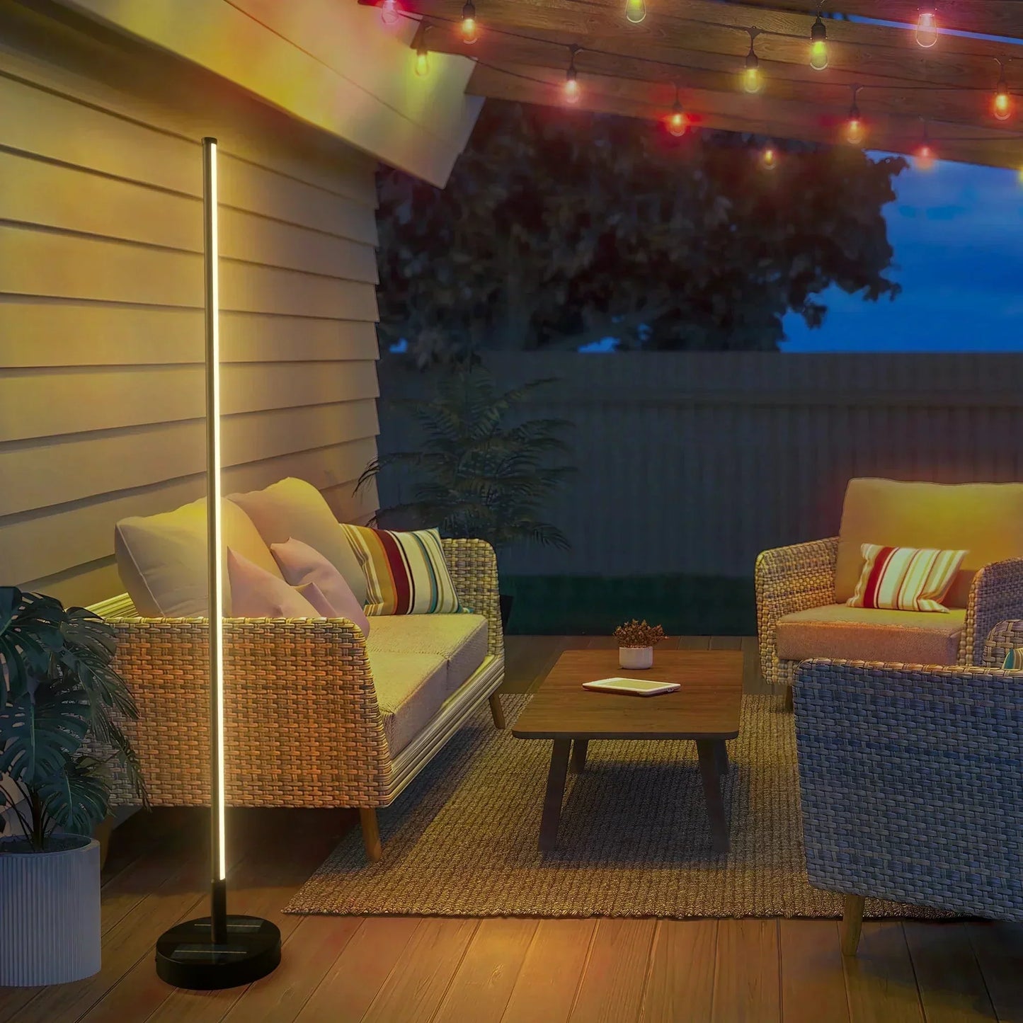 Stylish Outdoor Patio Floor Light