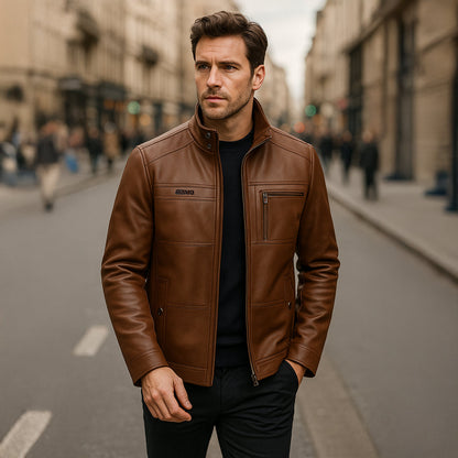 The Radcliffe Leather Jacket for Men