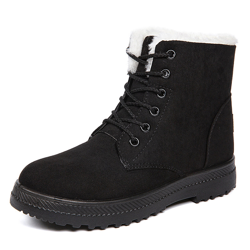 Luxury Women's Fur Lined Winter Boots
