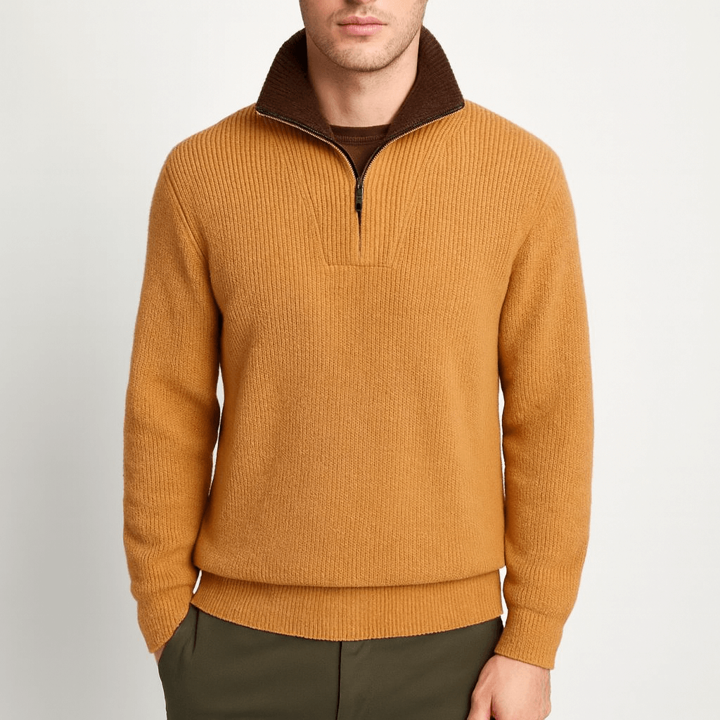 Alpine Quarter-Zip Sweater