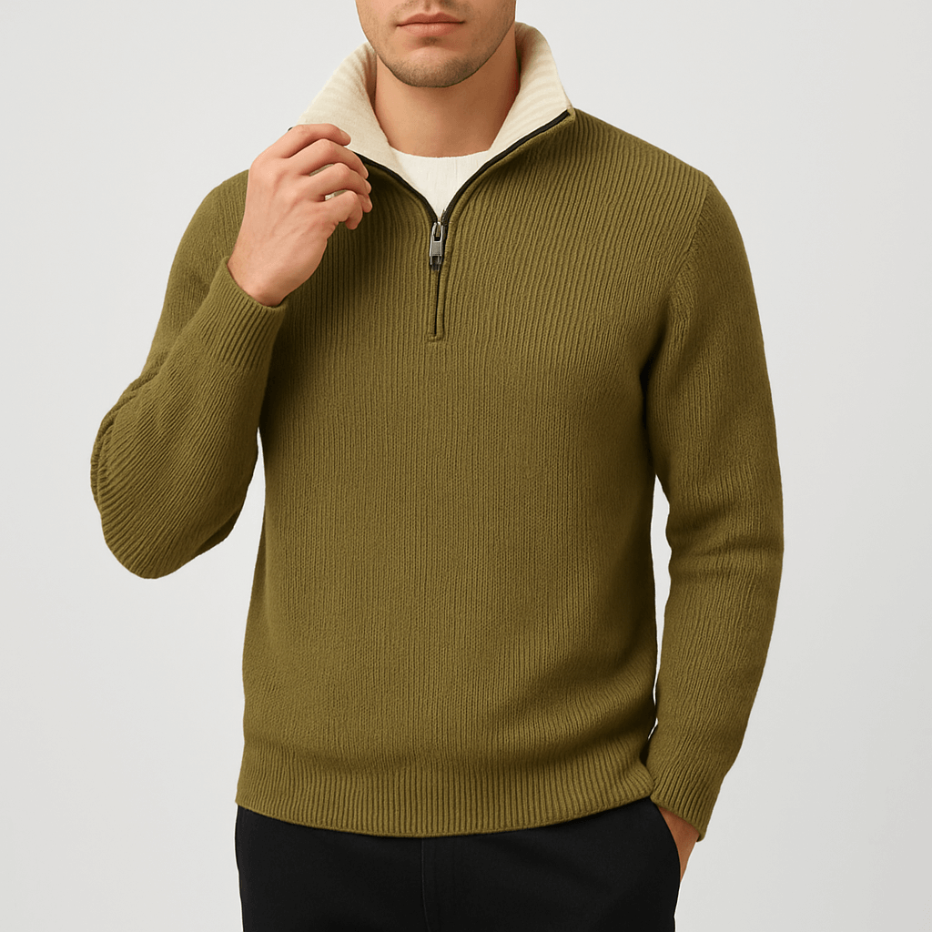 Alpine Quarter-Zip Sweater