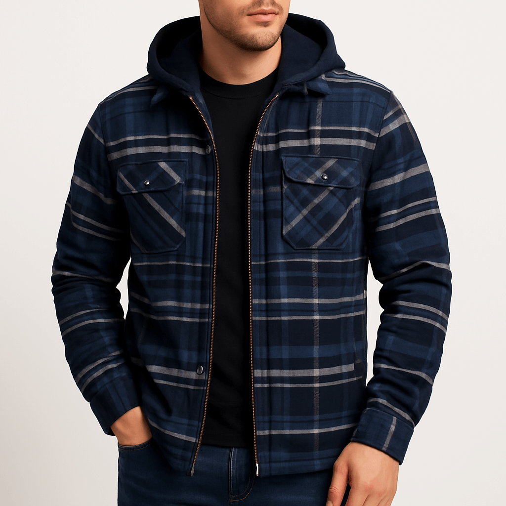 Bomber Plaid Jacket
