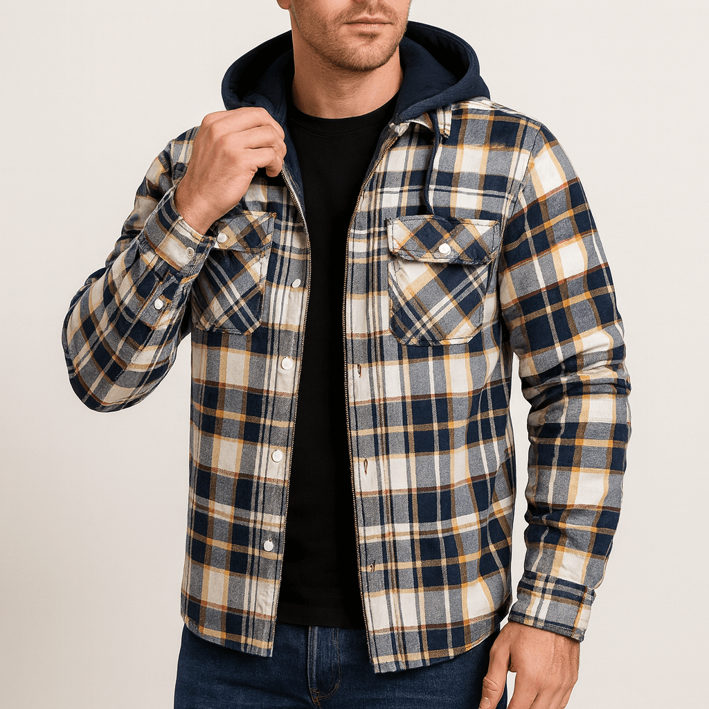 Bomber Plaid Jacket