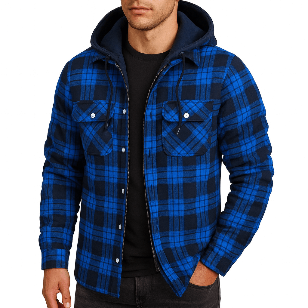 Bomber Plaid Jacket
