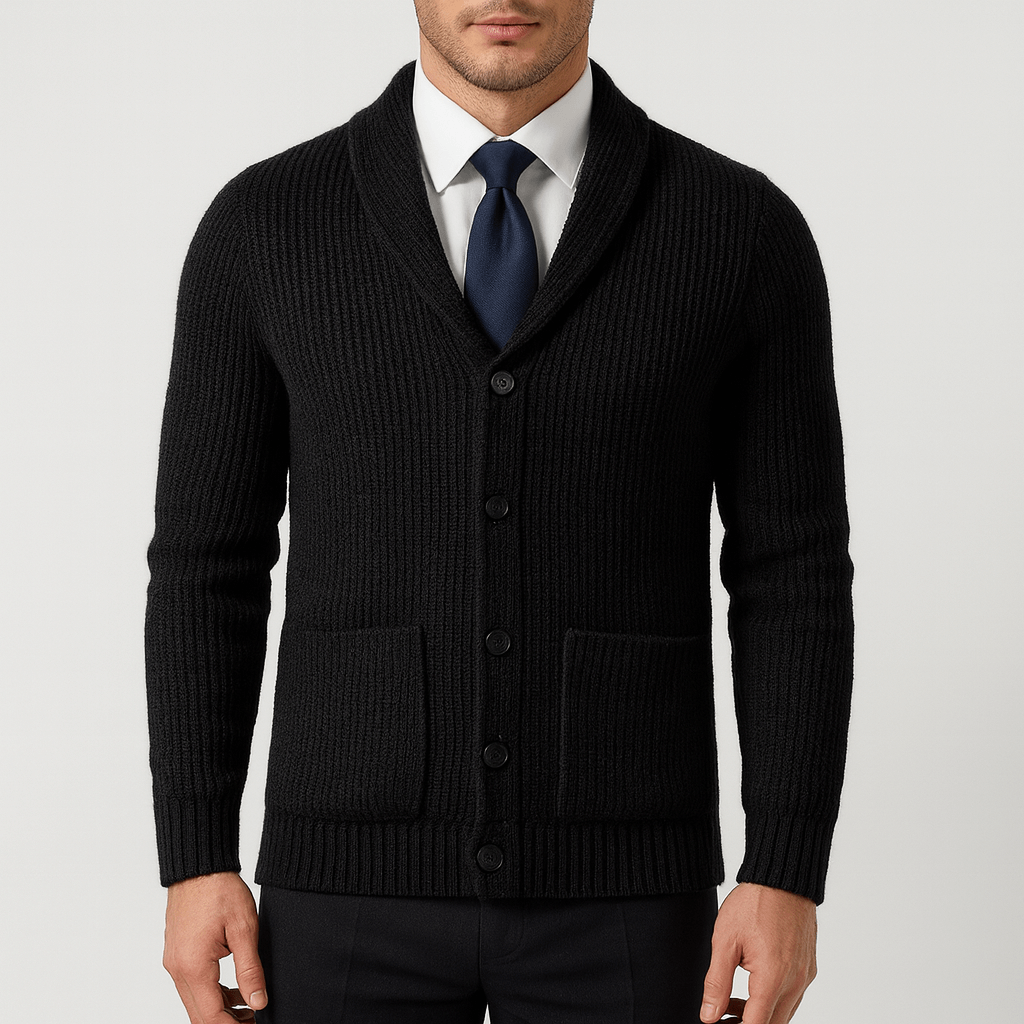 Button-Up Knit Cardigan