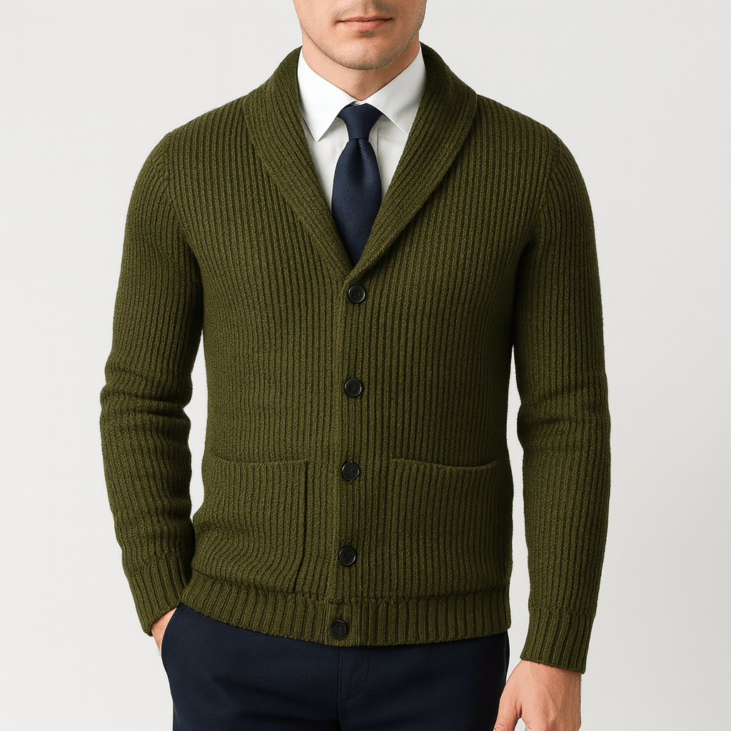 Button-Up Knit Cardigan