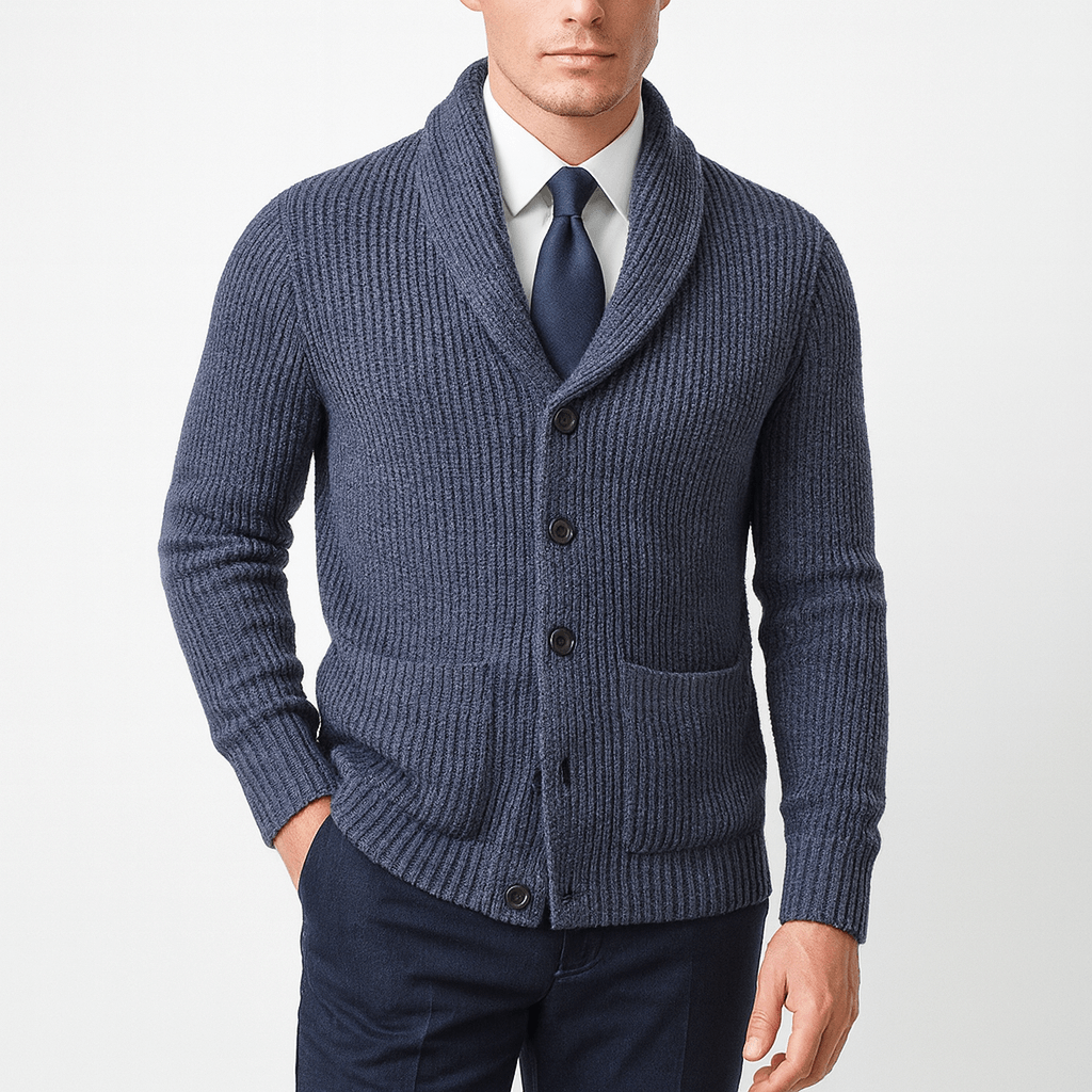 Button-Up Knit Cardigan