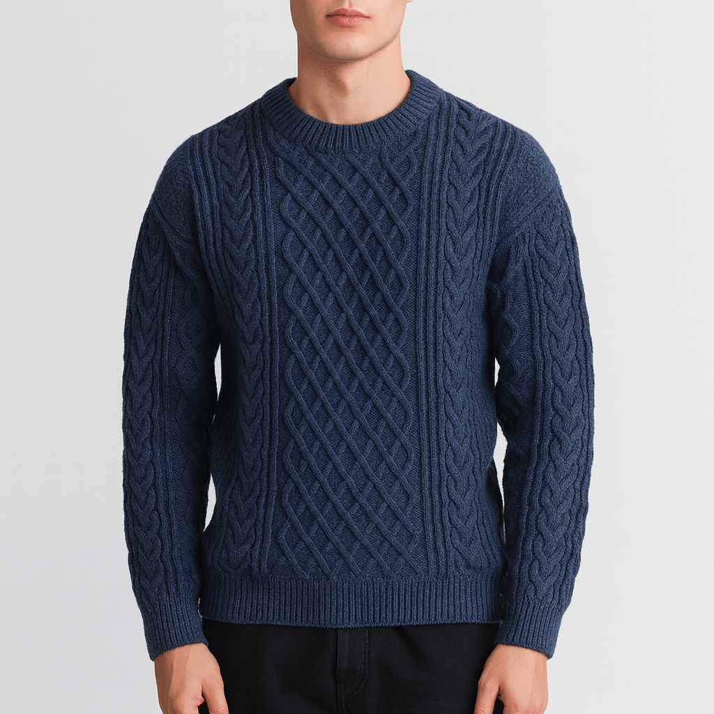 Cable Knit Crew Neck Jumper