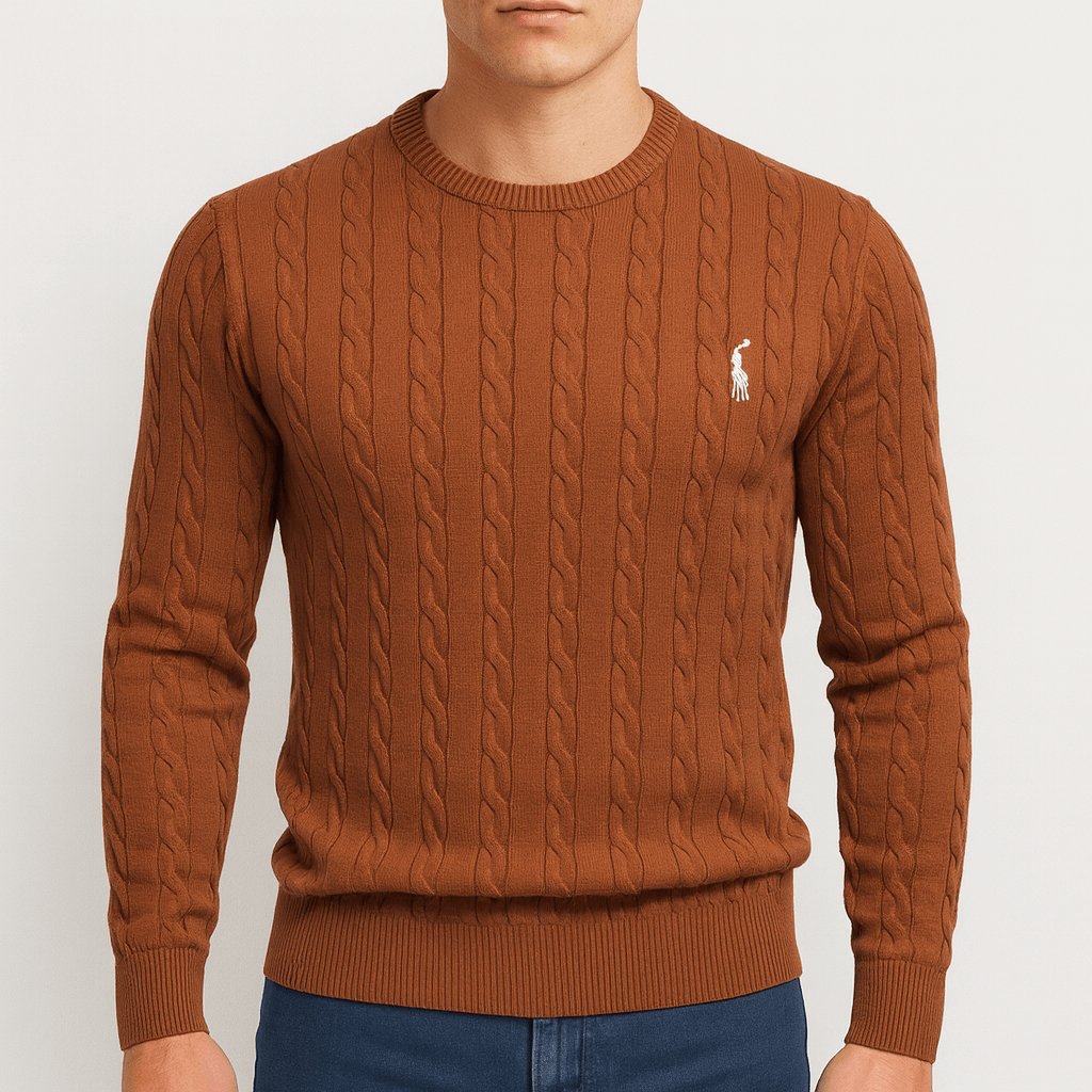 Cable Knit Sweatshirt
