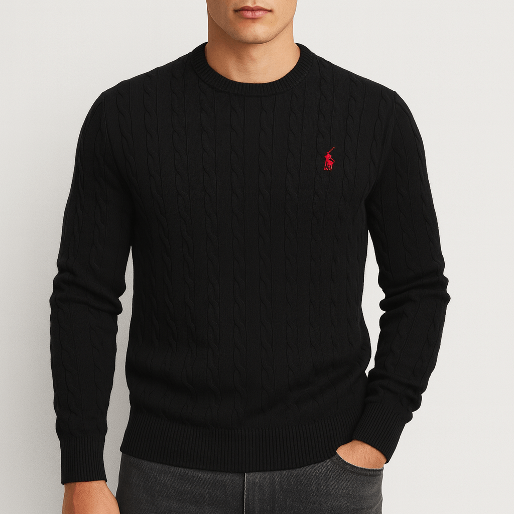 Cable Knit Sweatshirt