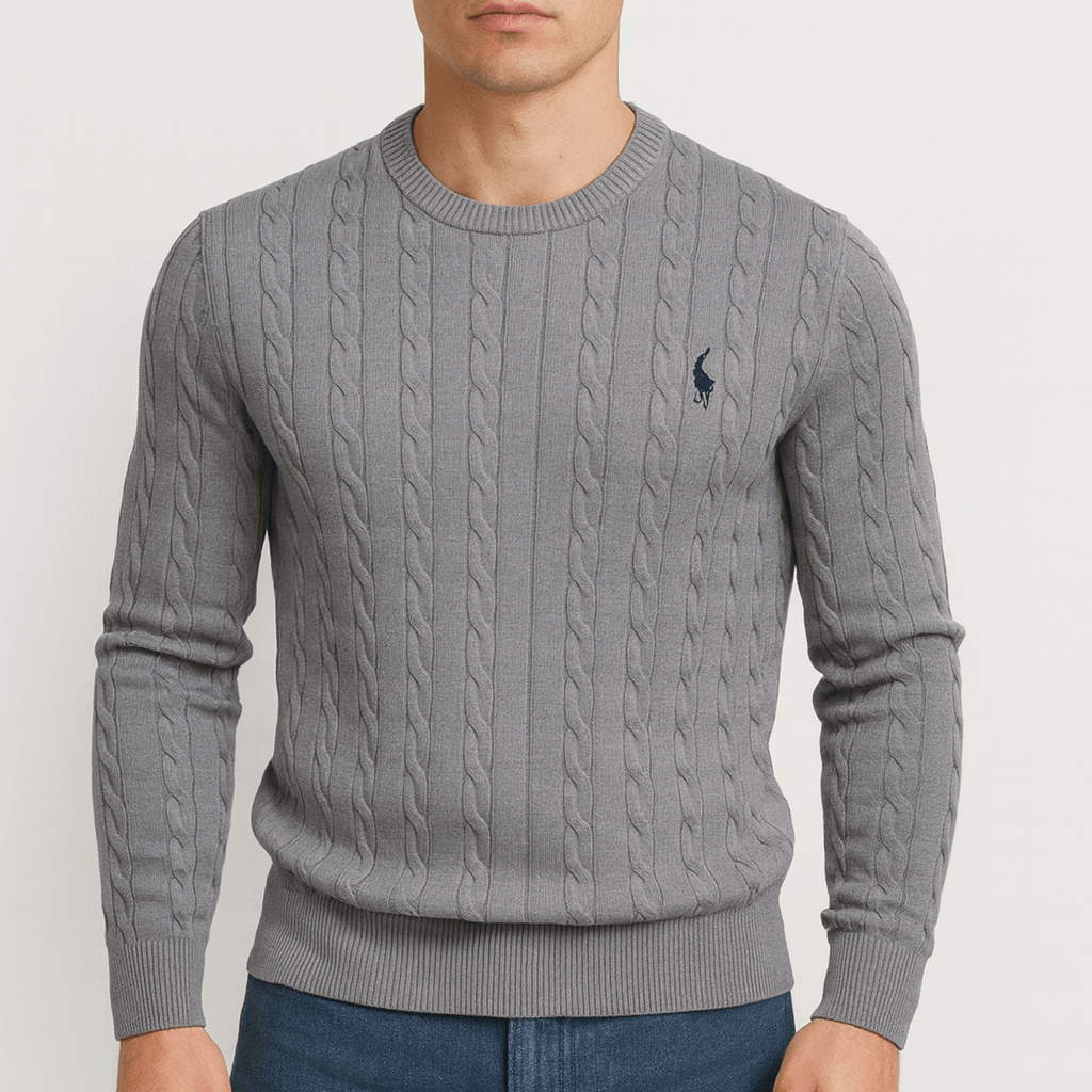 Cable Knit Sweatshirt