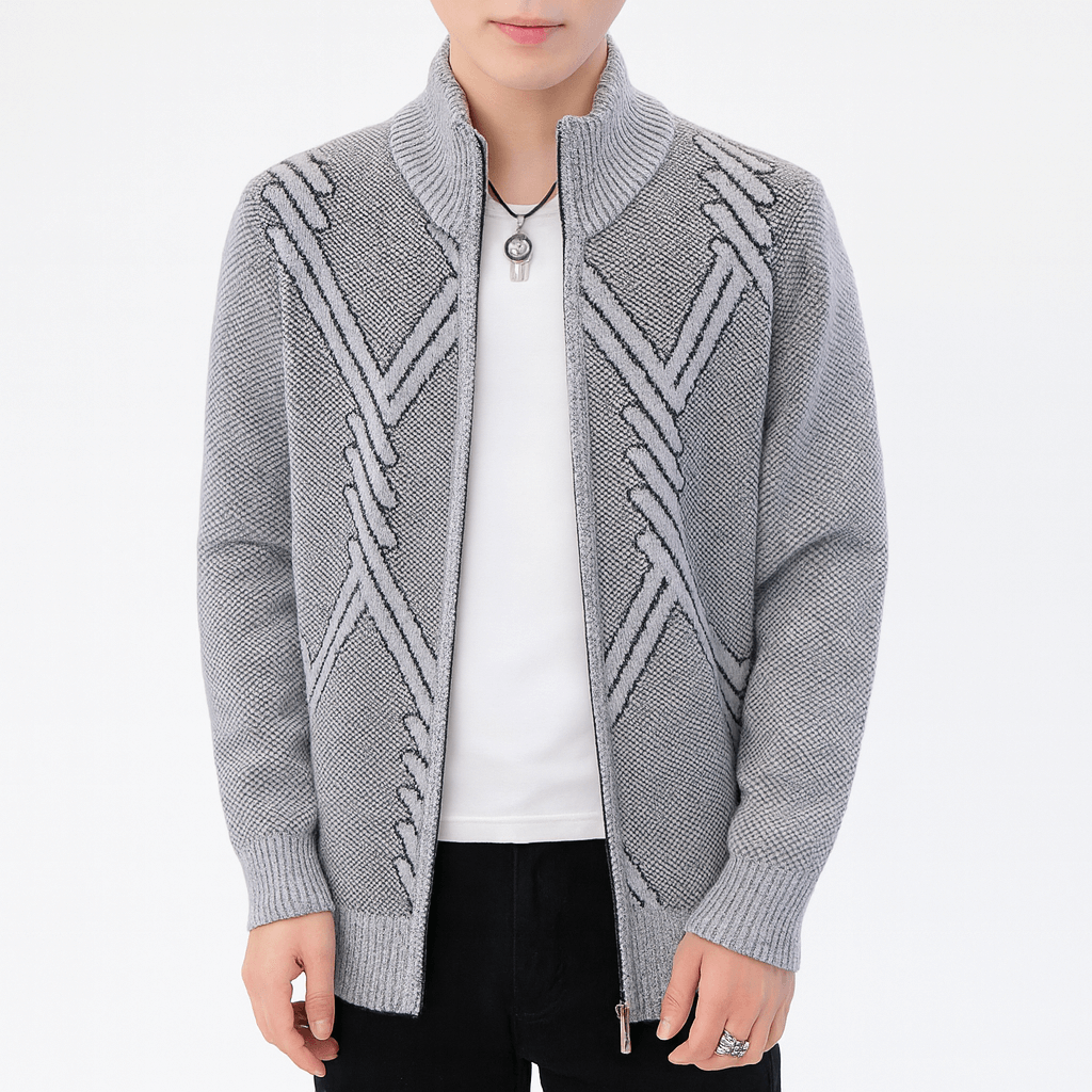 Classic Knit Cardigan Vest