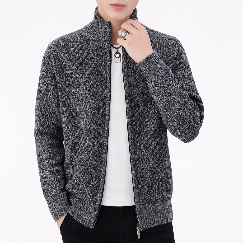 Classic Knit Cardigan Vest