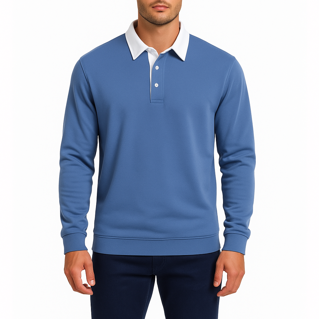 Cotton Polo Sweater