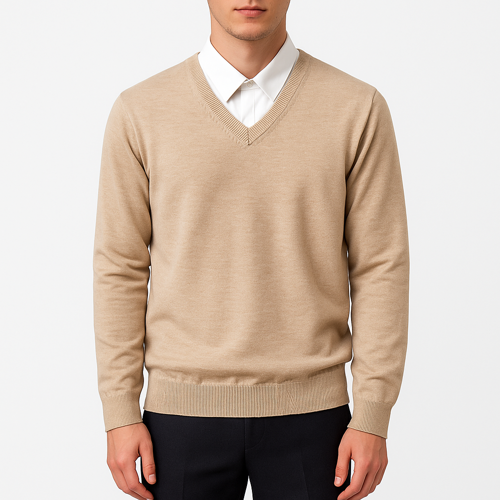 Elegant V-Neck Sweater