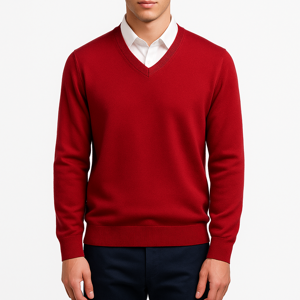 Elegant V-Neck Sweater