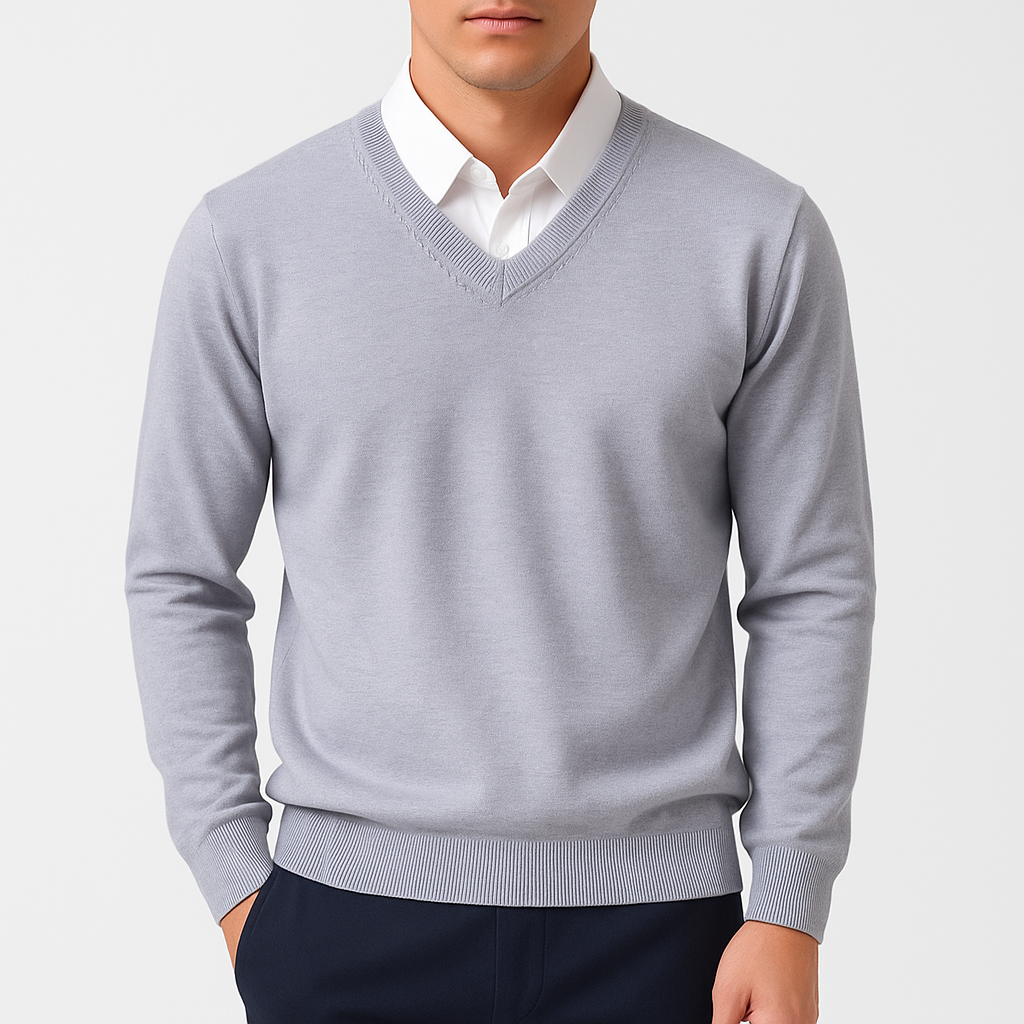 Elegant V-Neck Sweater
