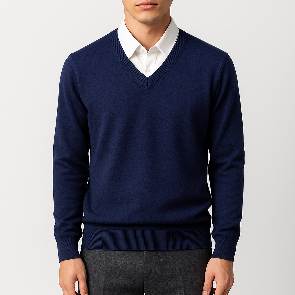 Elegant V-Neck Sweater