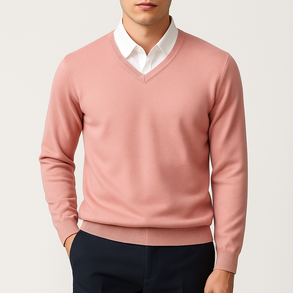 Elegant V-Neck Sweater