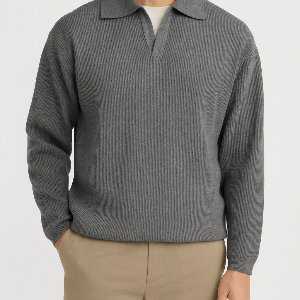 Folded Collar Sweater