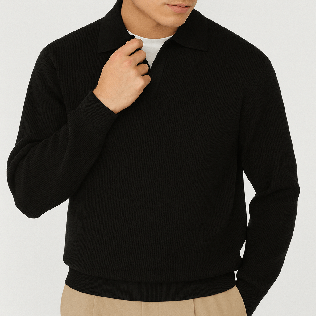 Folded Collar Sweater