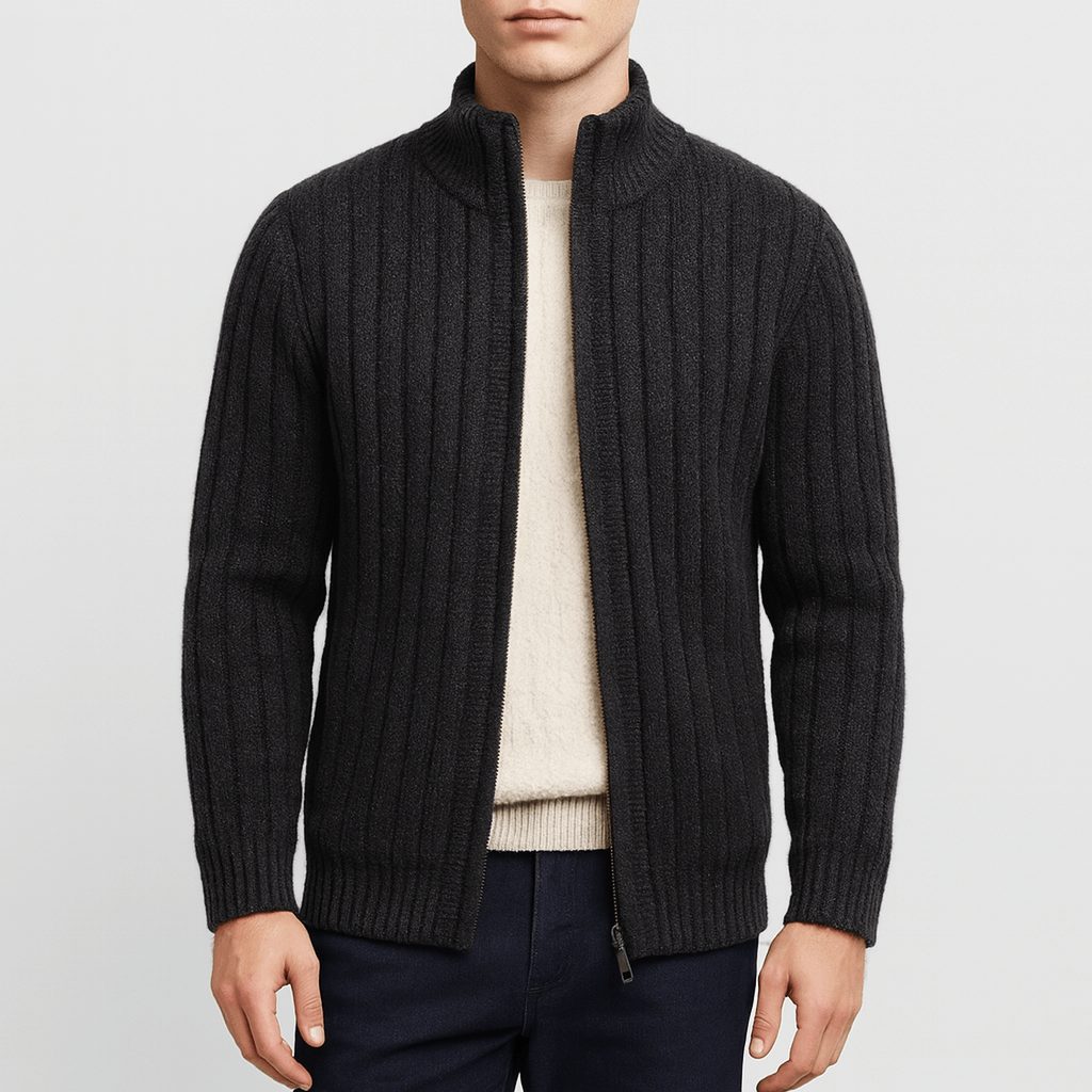 Full-Zip Fleece Cardigan