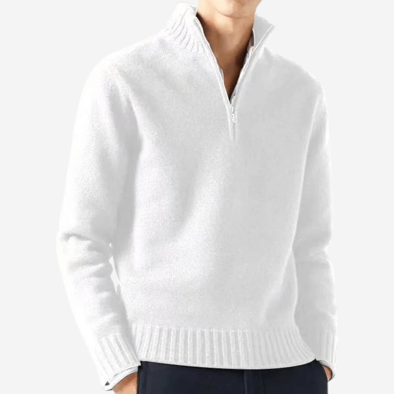 Half-Zip Knit Sweater