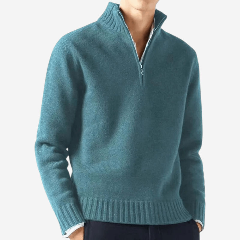 Half-Zip Knit Sweater