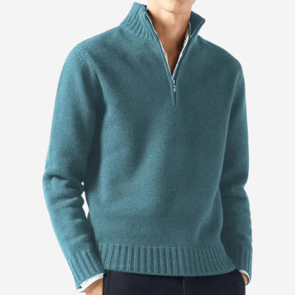 Half-Zip Knit Sweater