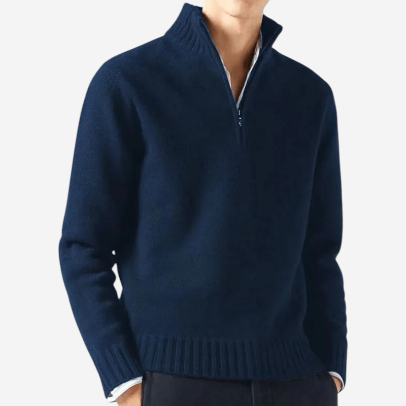 Half-Zip Knit Sweater