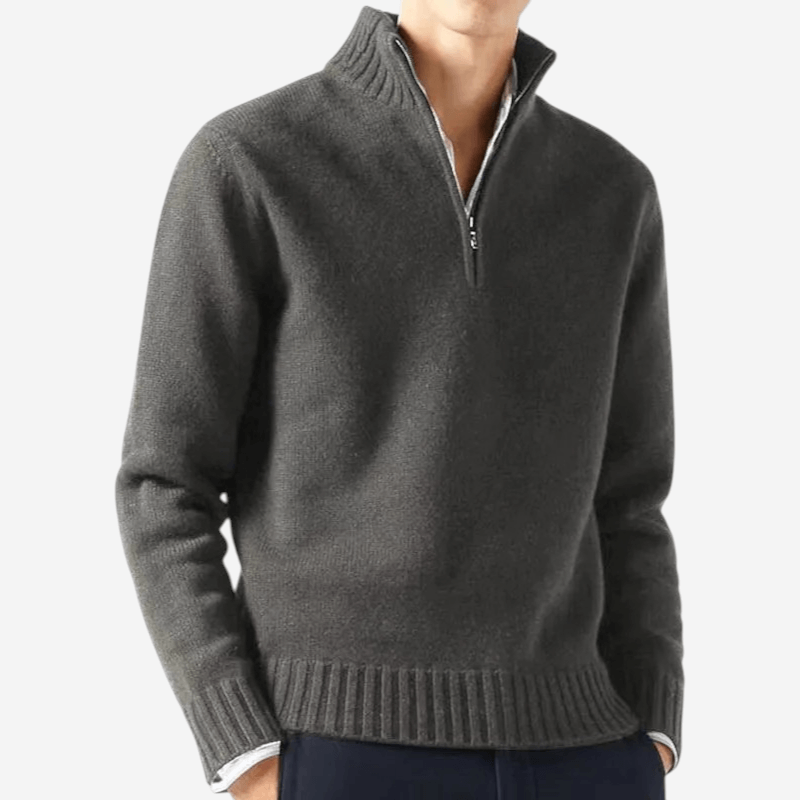 Half-Zip Knit Sweater