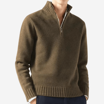 Half-Zip Knit Sweater