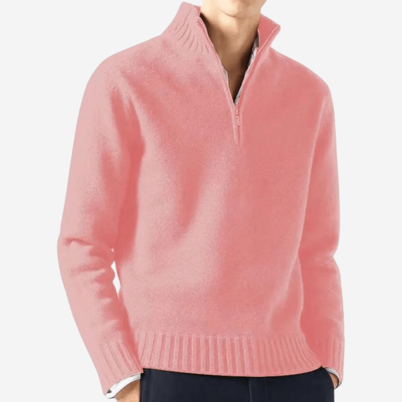 Half-Zip Knit Sweater