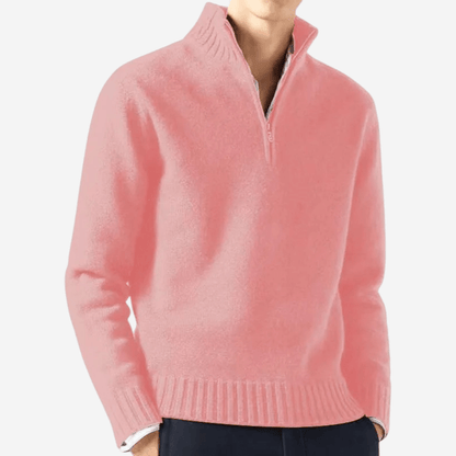 Half-Zip Knit Sweater