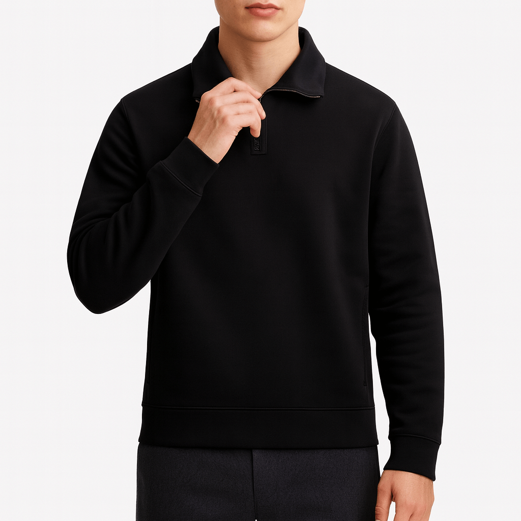 Knit Half-Zip Sweater