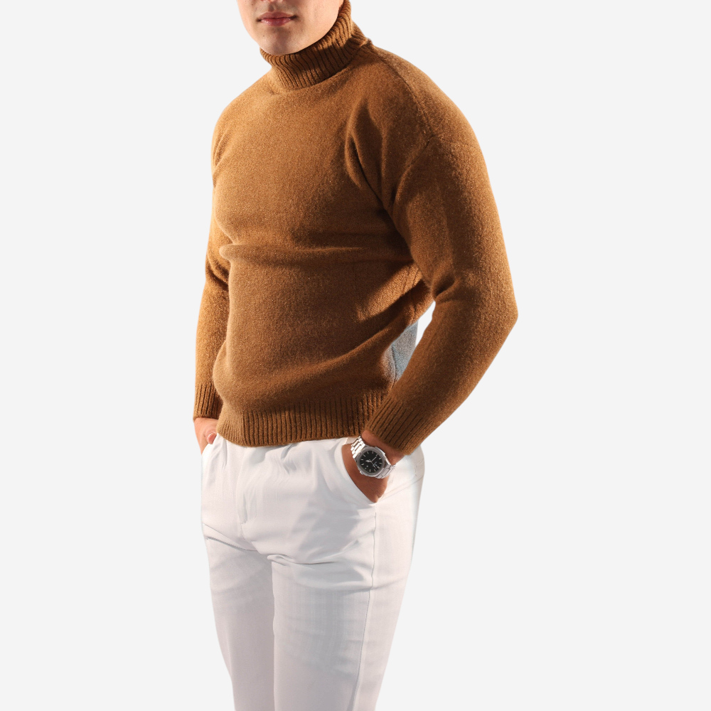 Knit Turtleneck Sweater