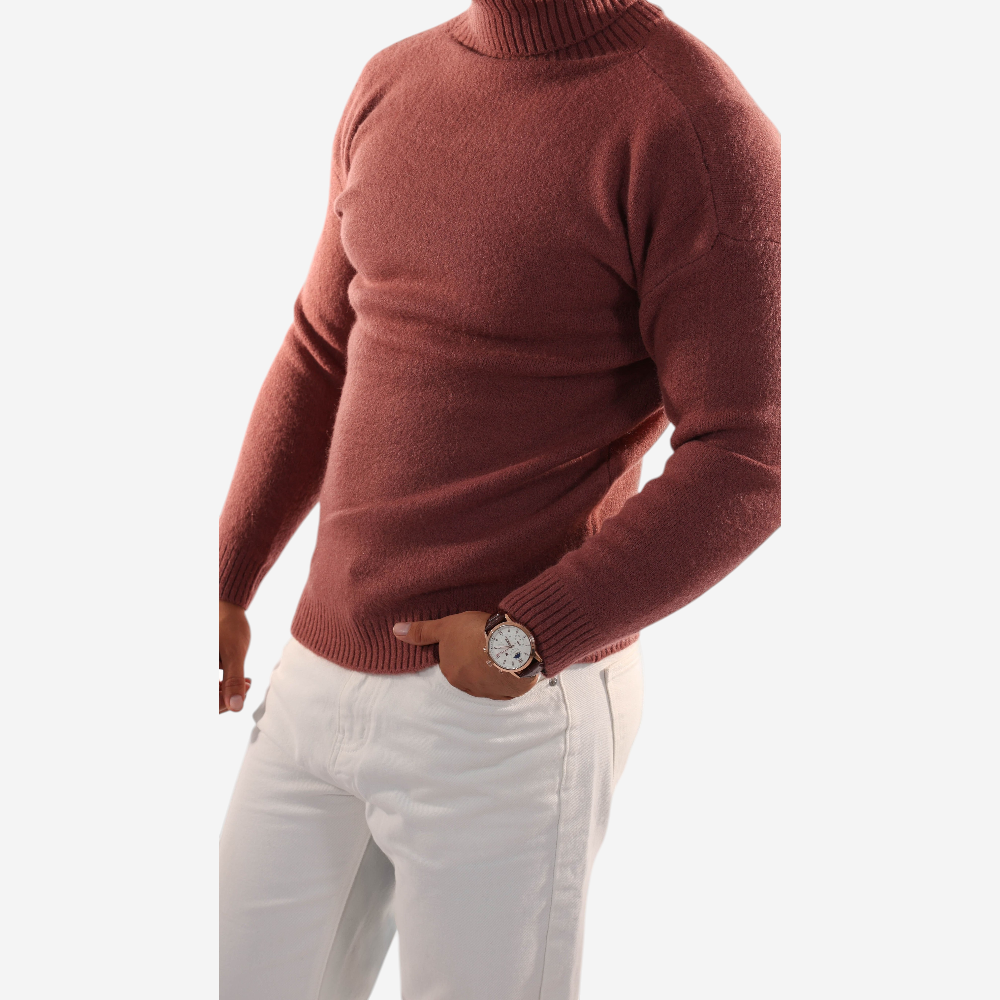 Knit Turtleneck Sweater