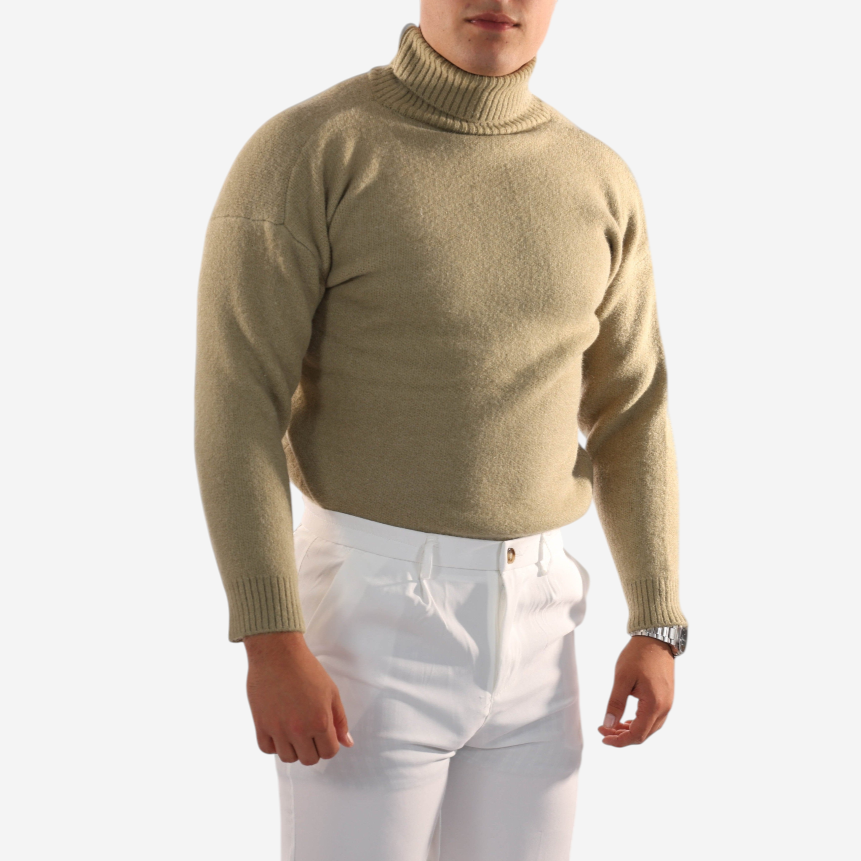 Knit Turtleneck Sweater