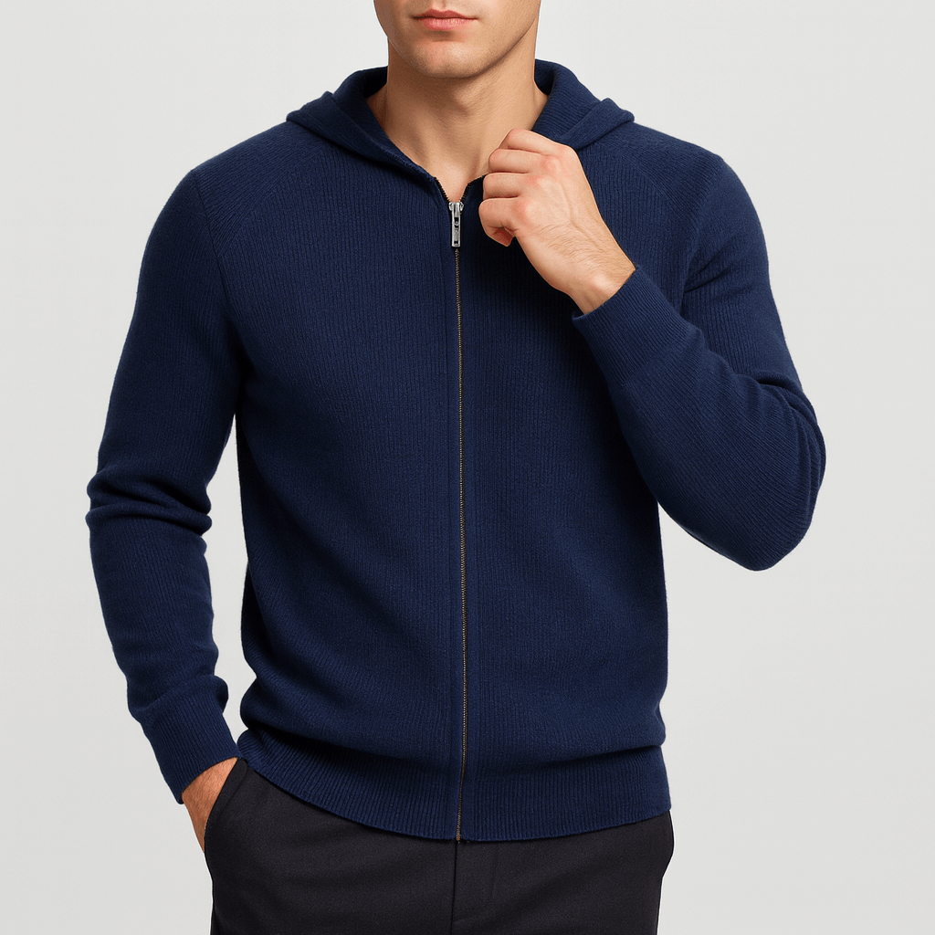 Knit Zip Hoodie