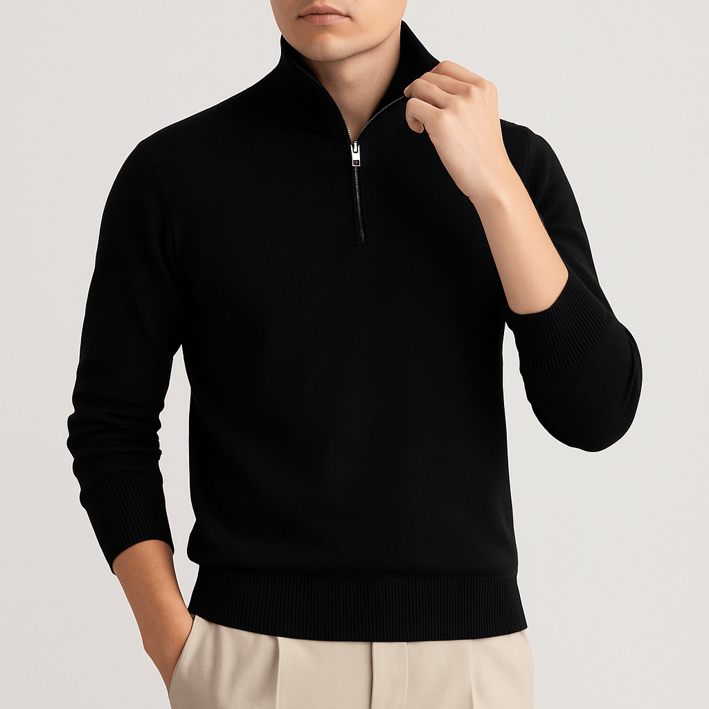 Knit Zip Sweater