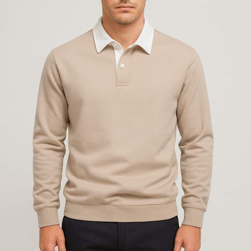 Lightweight Polo Sweater