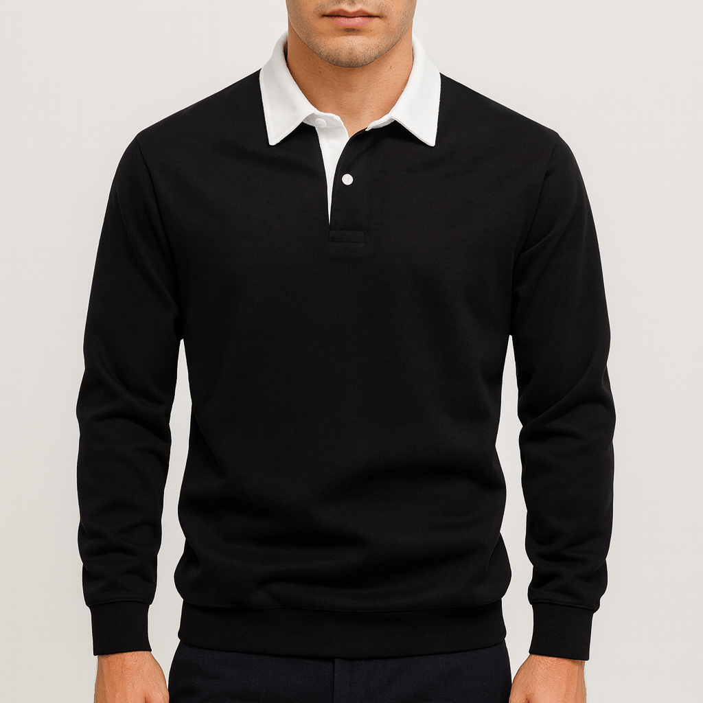Lightweight Polo Sweater