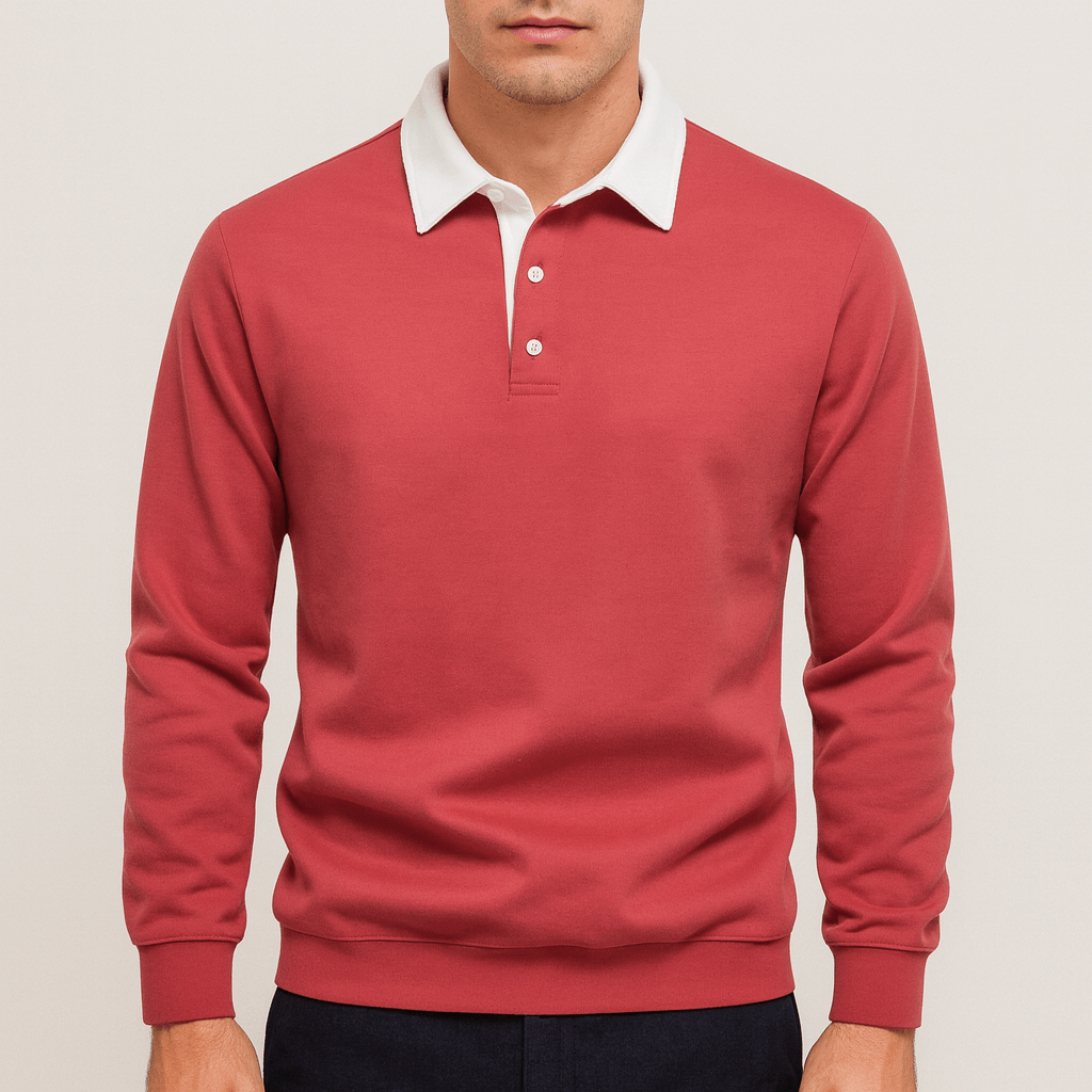 Lightweight Polo Sweater