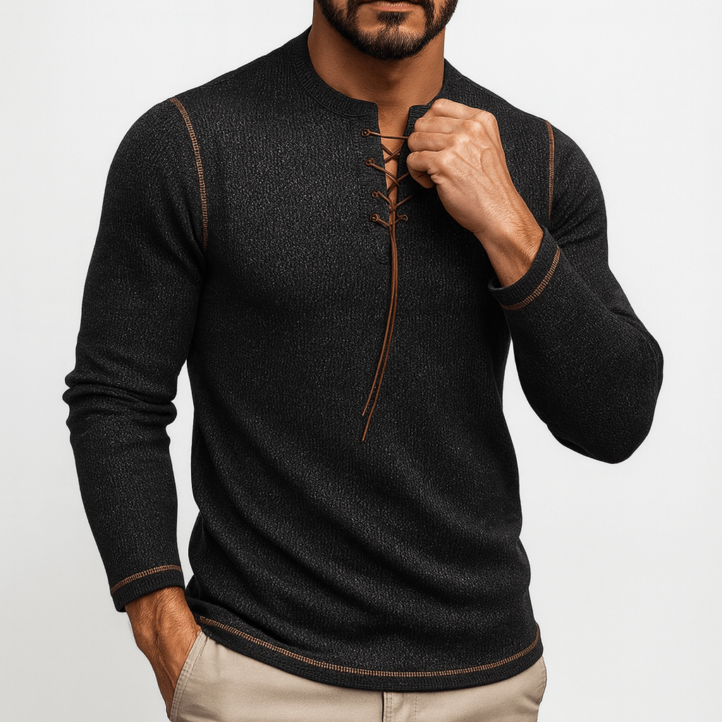 Neck Long Sleeve Shirt